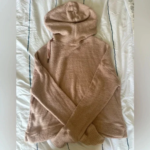 Z Supply Kacey Feather Hoodie in Mauve - Picture 7 of 9